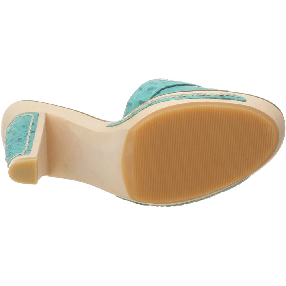 Chinese Laundry Amore Woman’s High heel Sandal Shoe NEW Aqua color Various Sizes - Picture 4 of 11